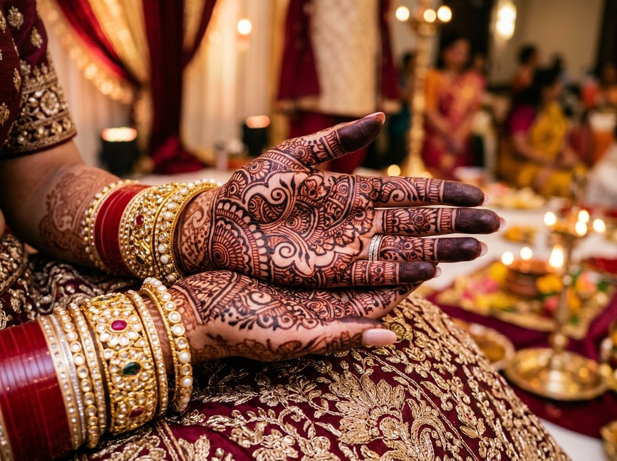 Traditional Indian Bridal Henna Art